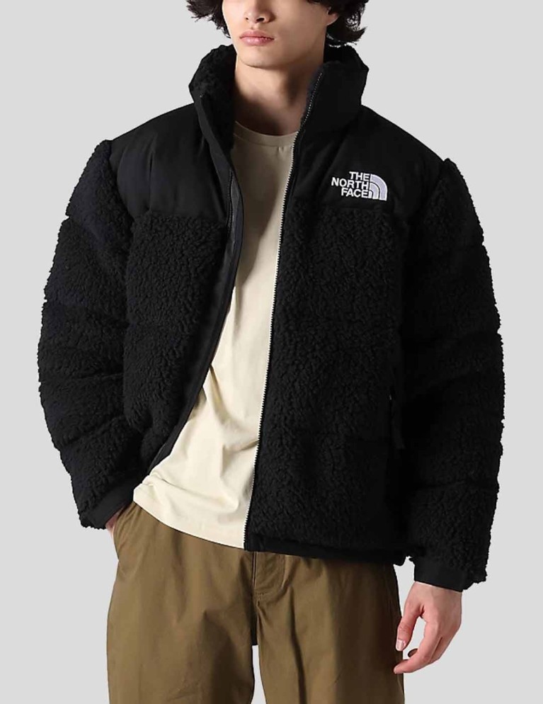 Caçadora THE NORTH FACE 1996 retro nuptse high pile jacket tnf black